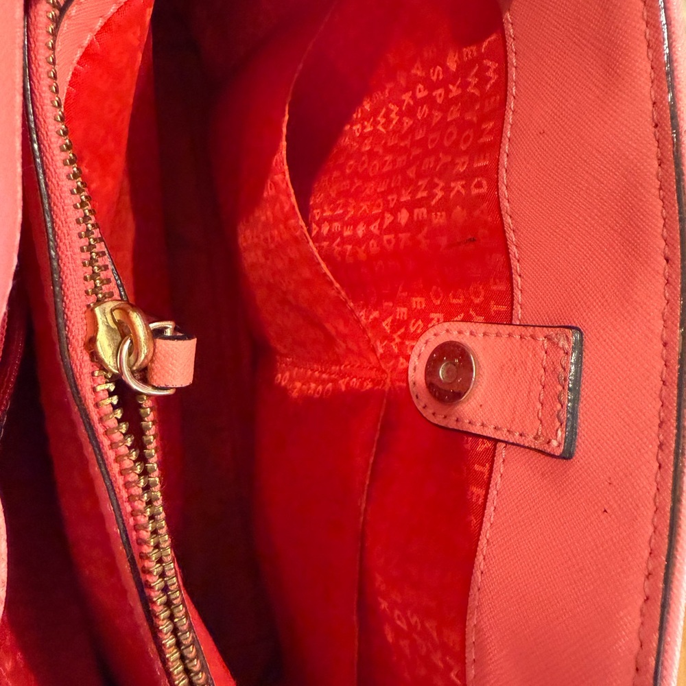 Kate Spade romy newbury lane caning leather satchel tote - Picture 6 of 12